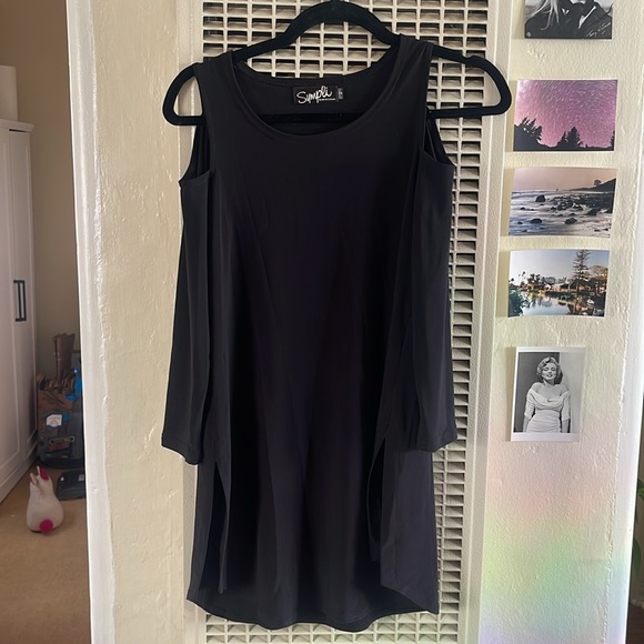 NEW Sympli Nuglimpse black tunic top - Picture 6 of 8